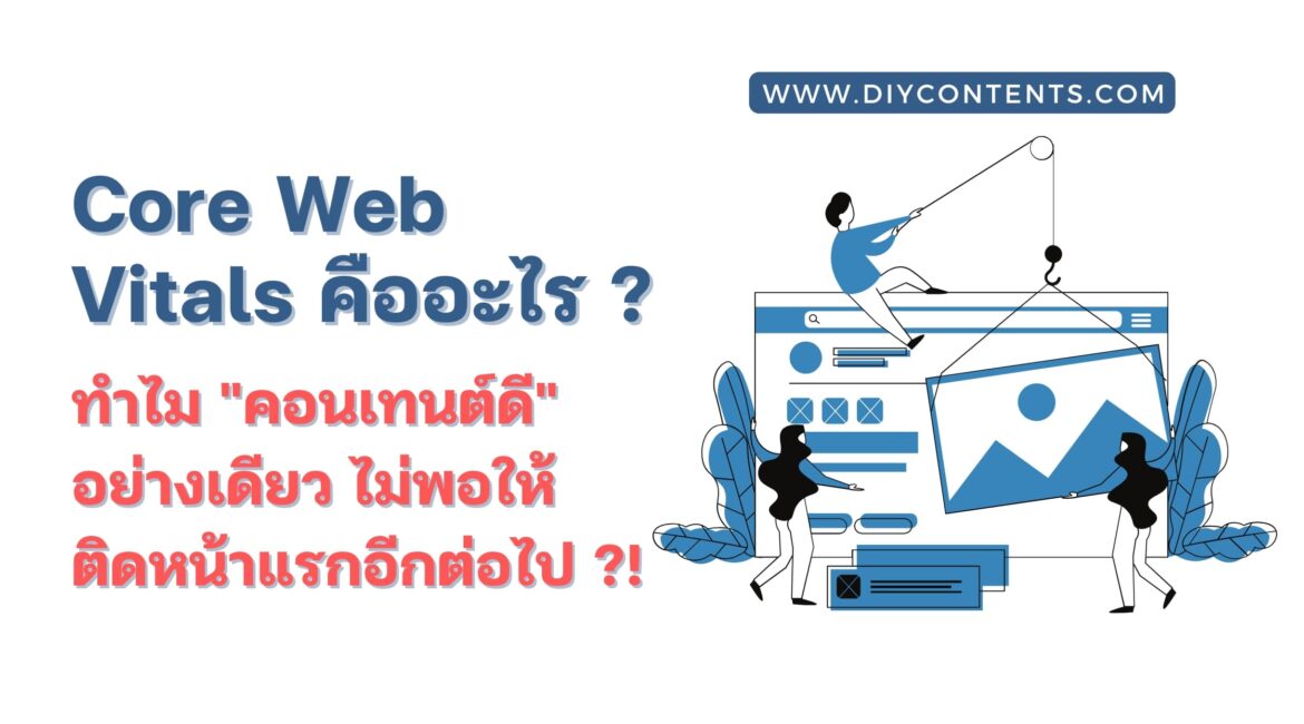 Core Web Vitals, เว็บโหลดช้า, ปรับปรุงเว็บไซต์